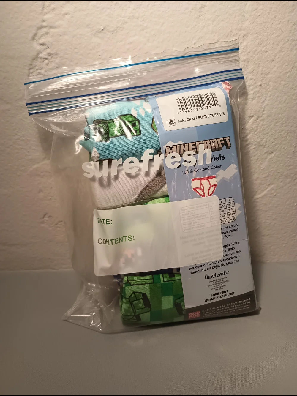 Minecraft Boys' Cotton Briefs Underwear